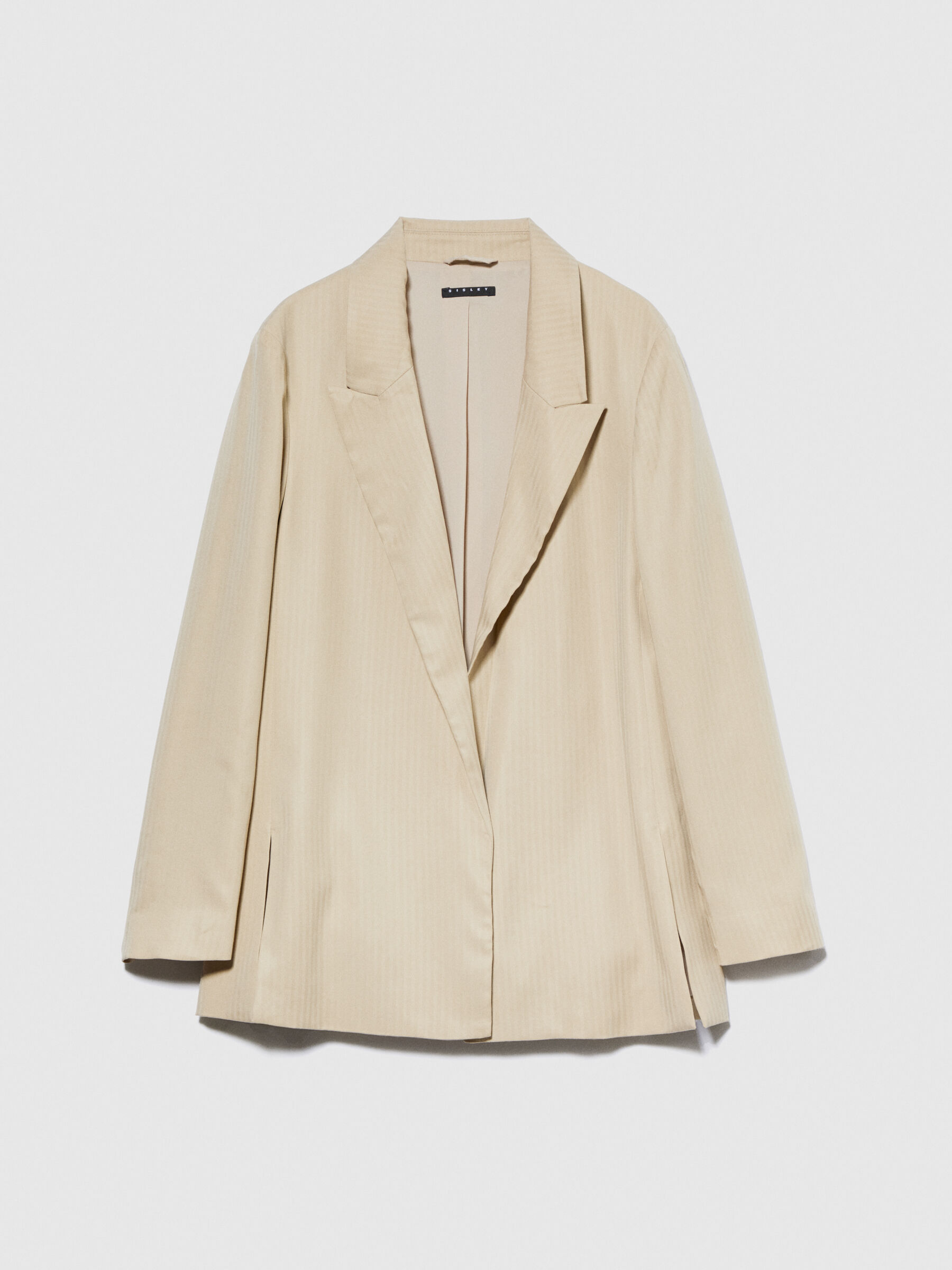 Open comfort fit blazer image number null