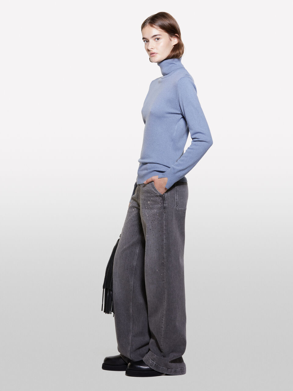 TURTLE NECK SWEATER Women image number null