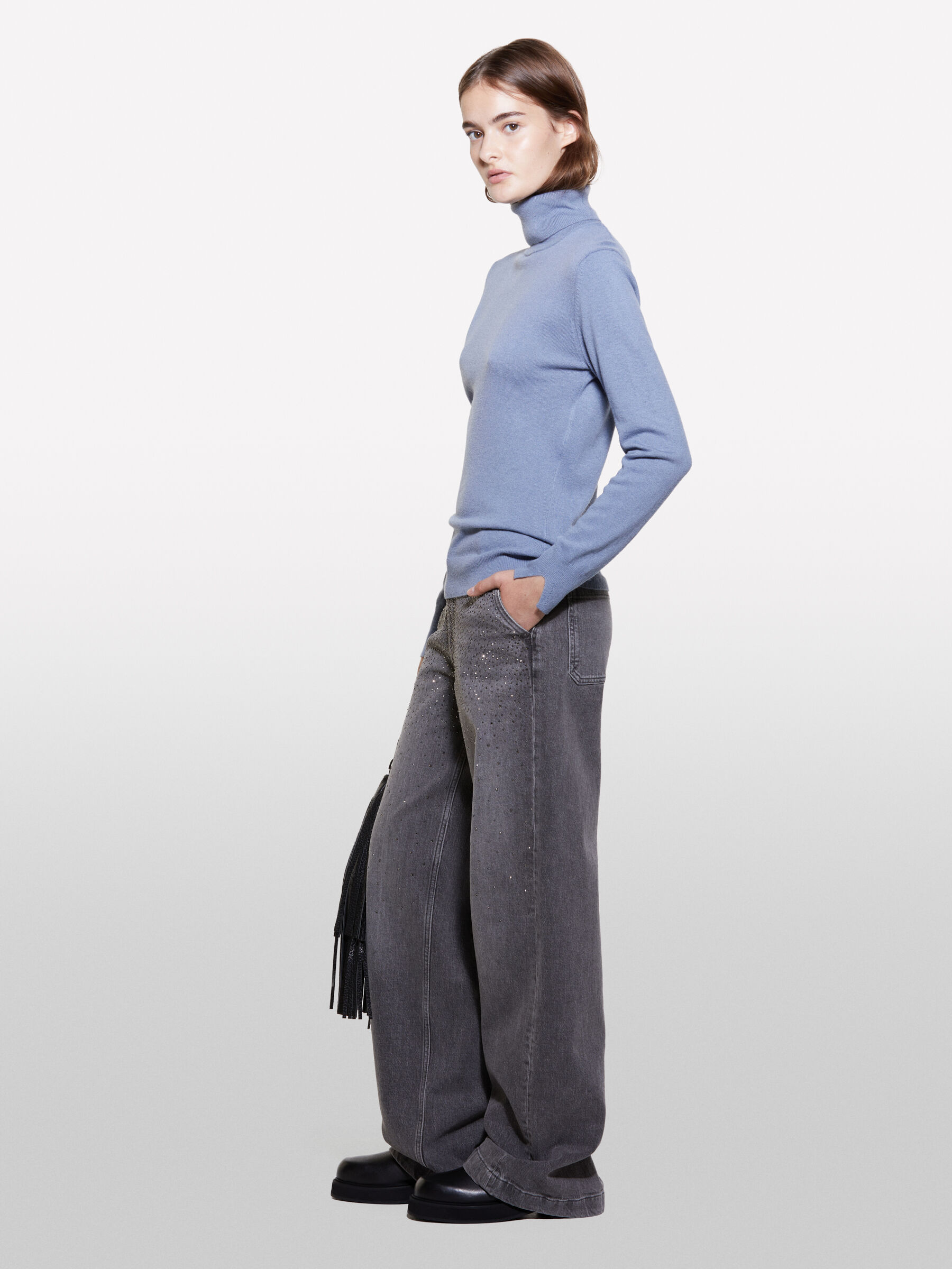 TURTLE NECK SWEATER Women image number null