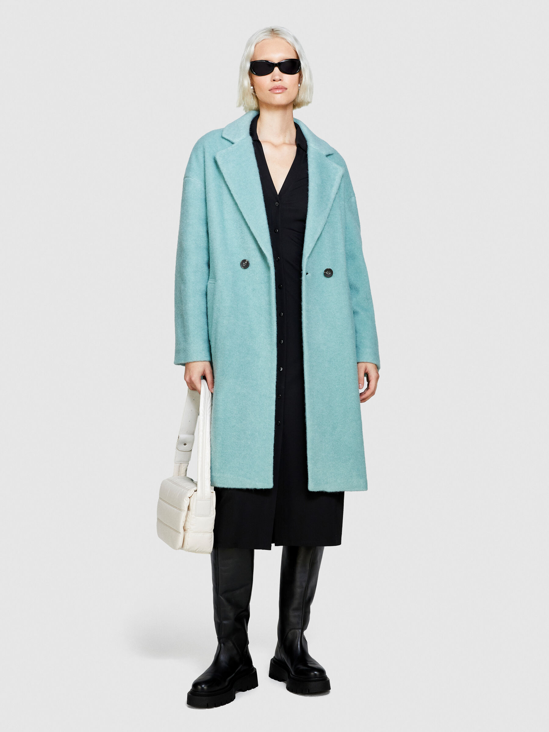 Mint green discount teddy coat