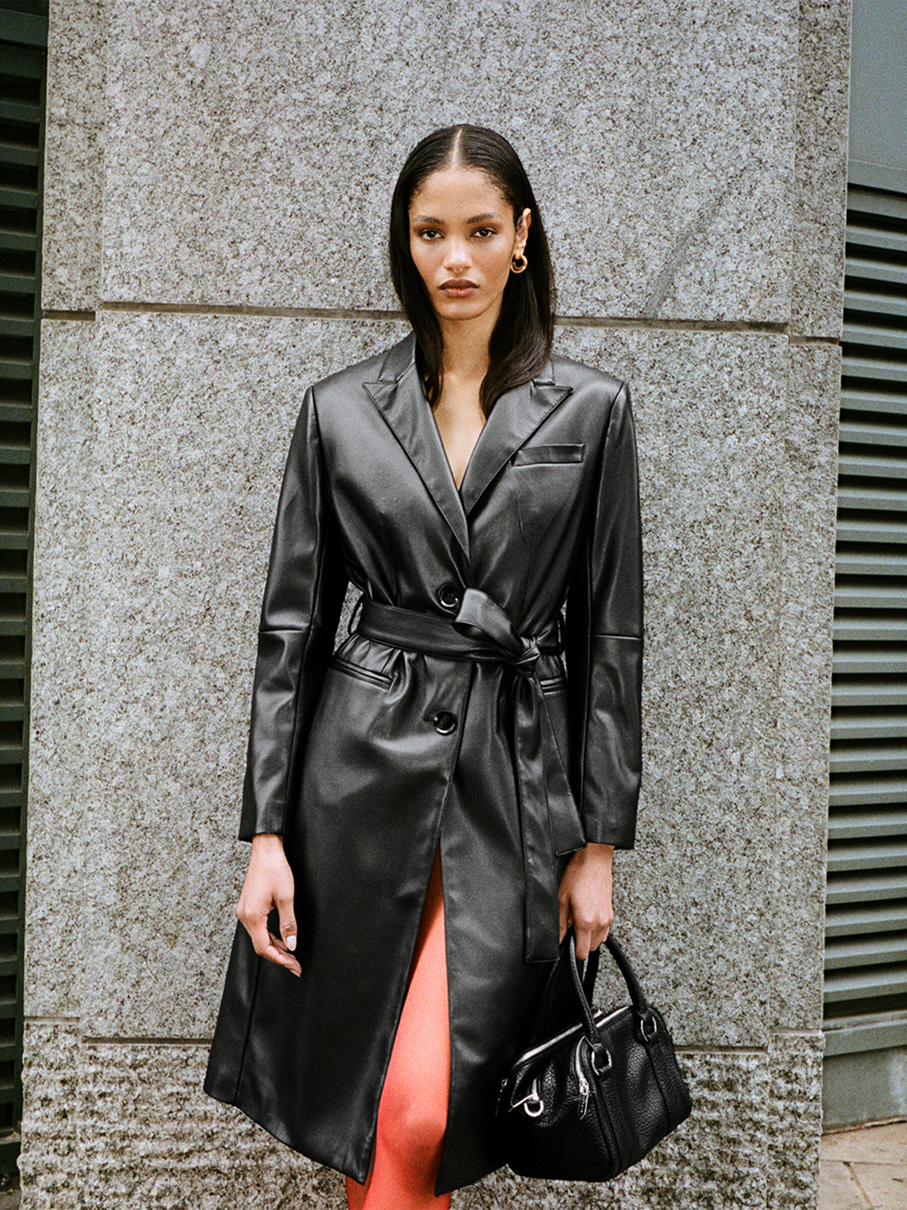 Midi duster coat