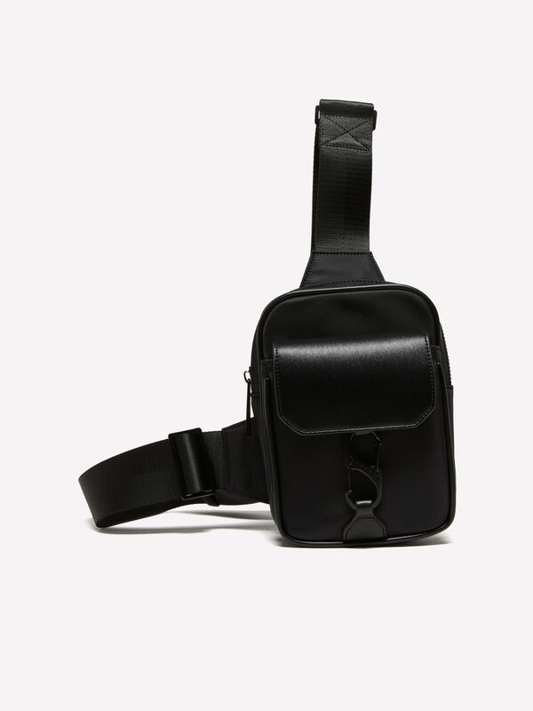 Black crossbody bag - men's rucksacks and bags | Sisley