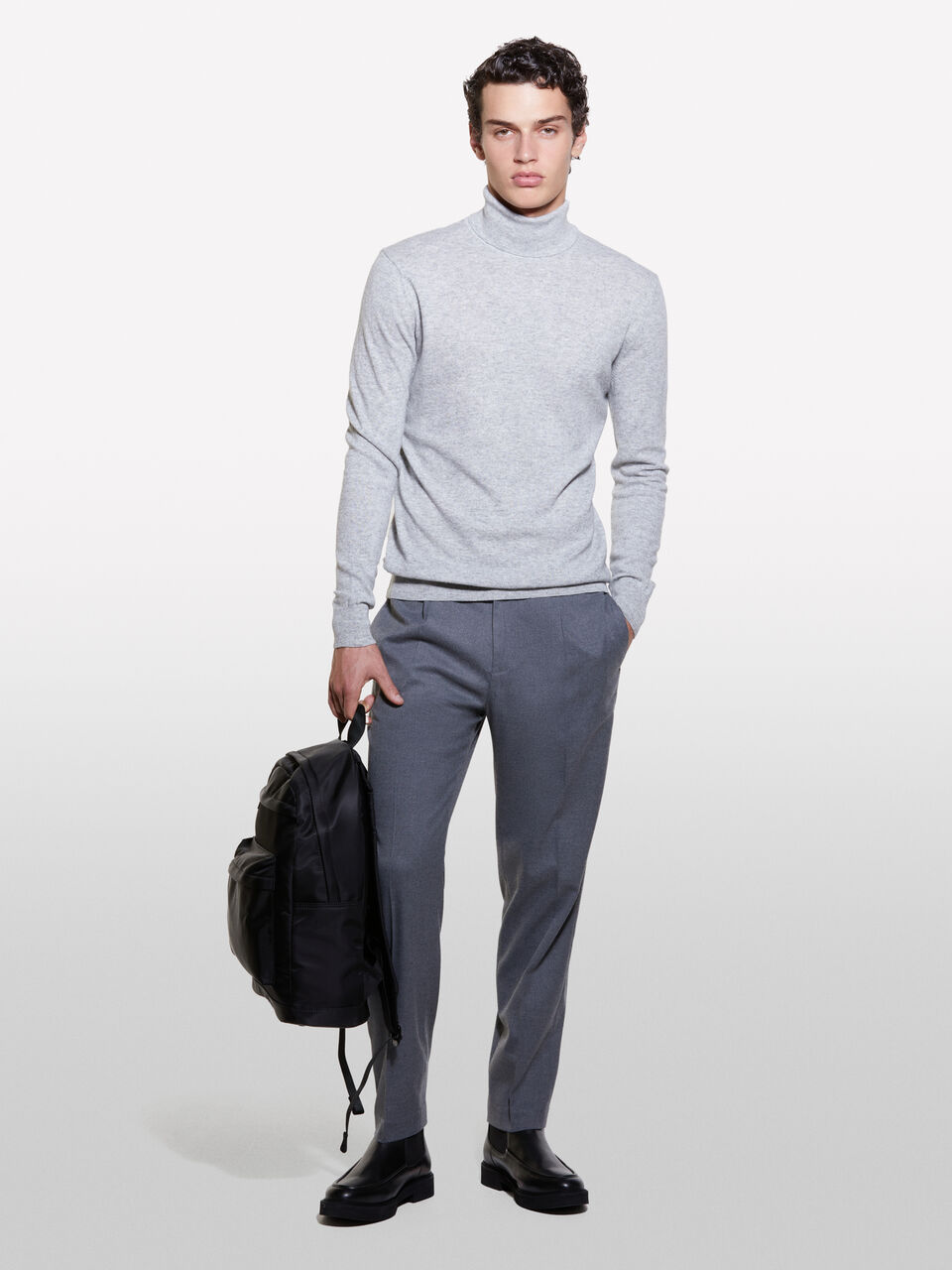 TURTLE NECK SW. L/S Men image number null