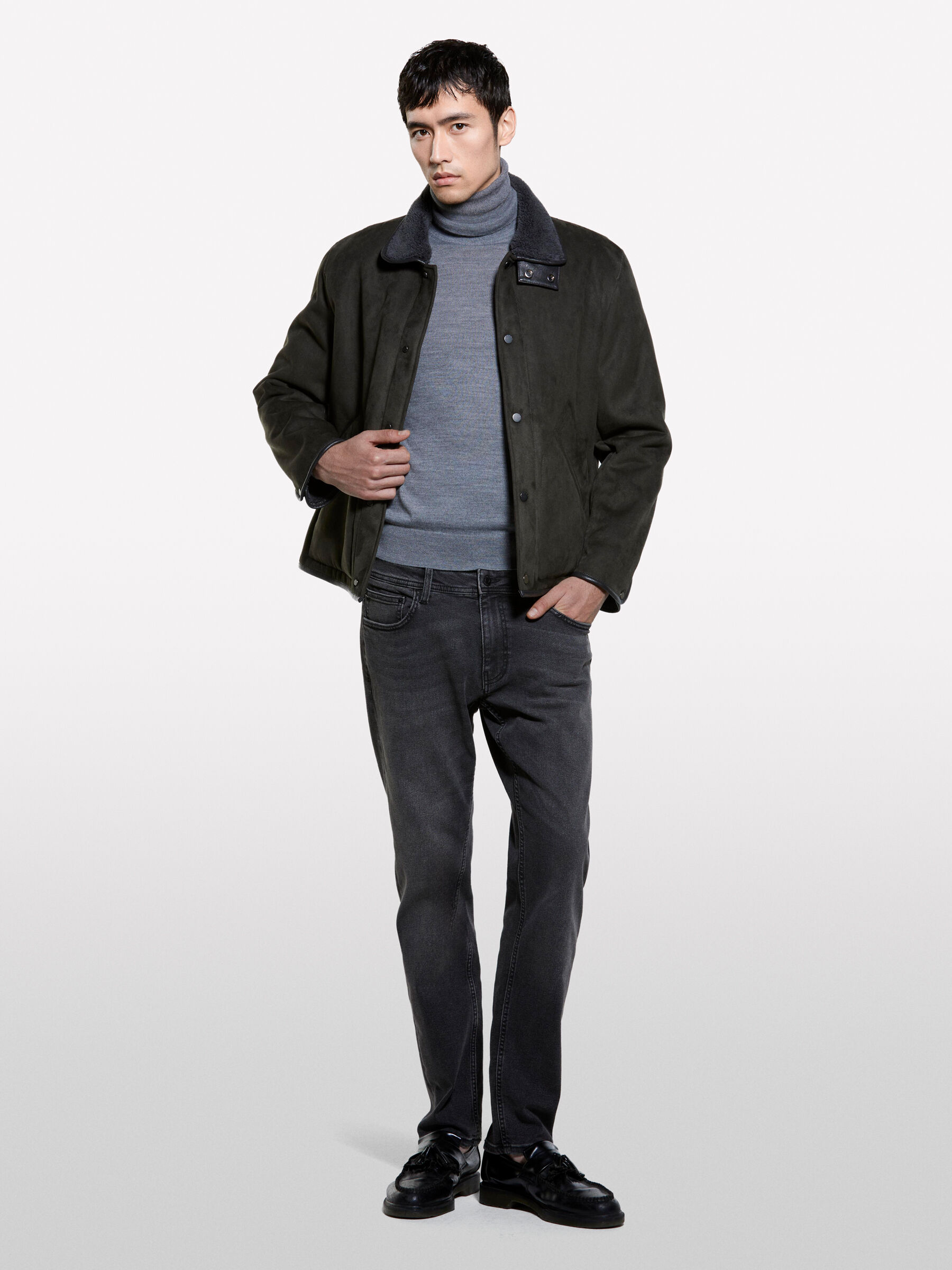 TURTLE NECK SWEATER Men image number null