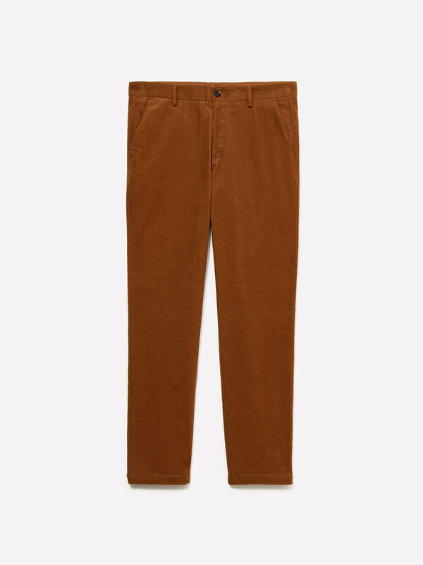 Corduroy chinos - null | Sisley