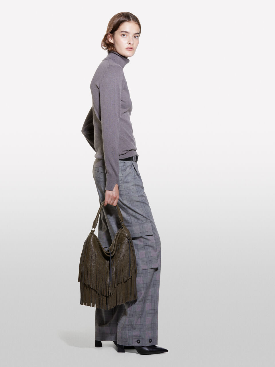 TURTLE NECK SWEATER Women image number null