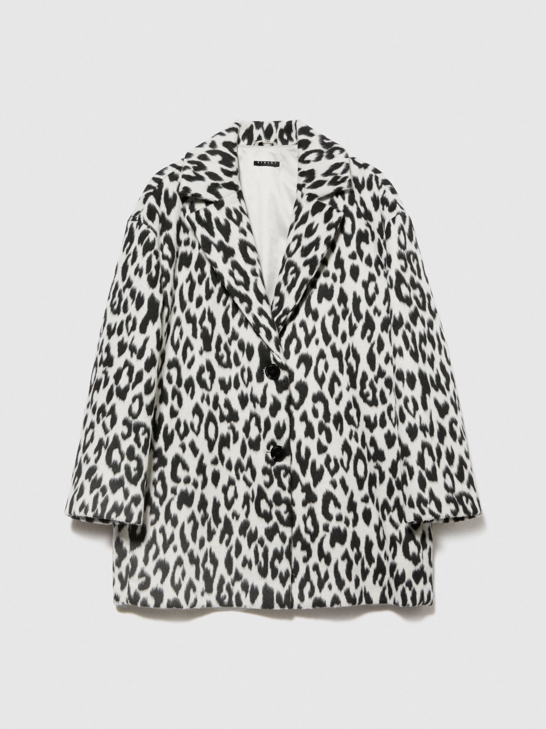 Animal print coat Multi color Sisley