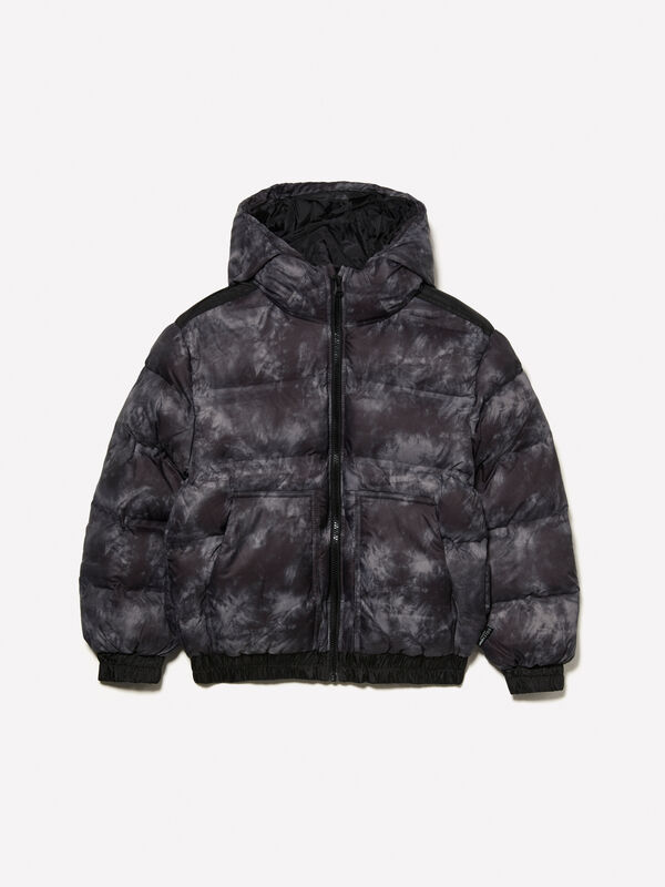 Dark gray padded jacket with shaded effect - boys' outerwear | Sisley Young