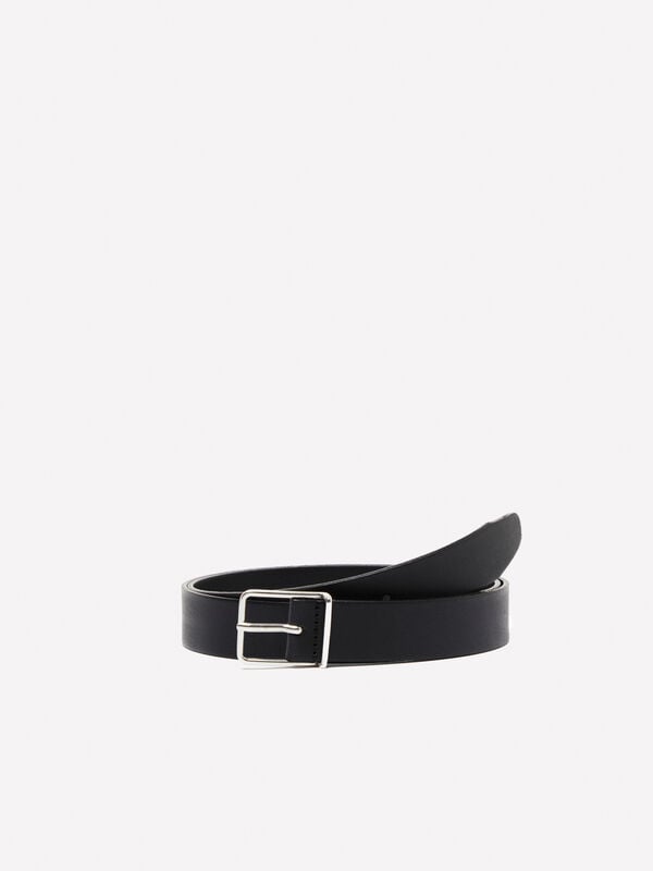 Formal leather belt - men's belts | Sisley