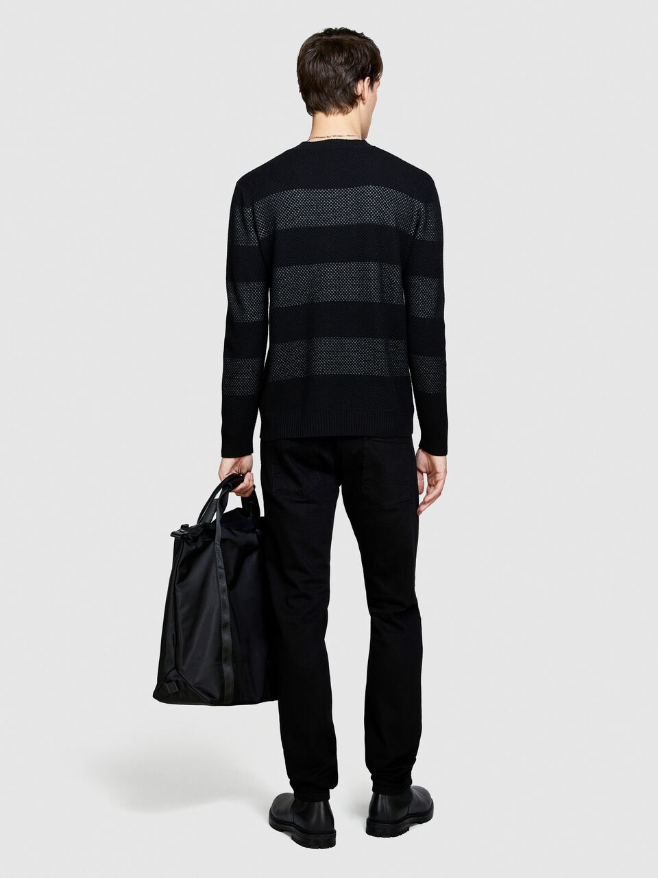 Striped sweater Men image number null