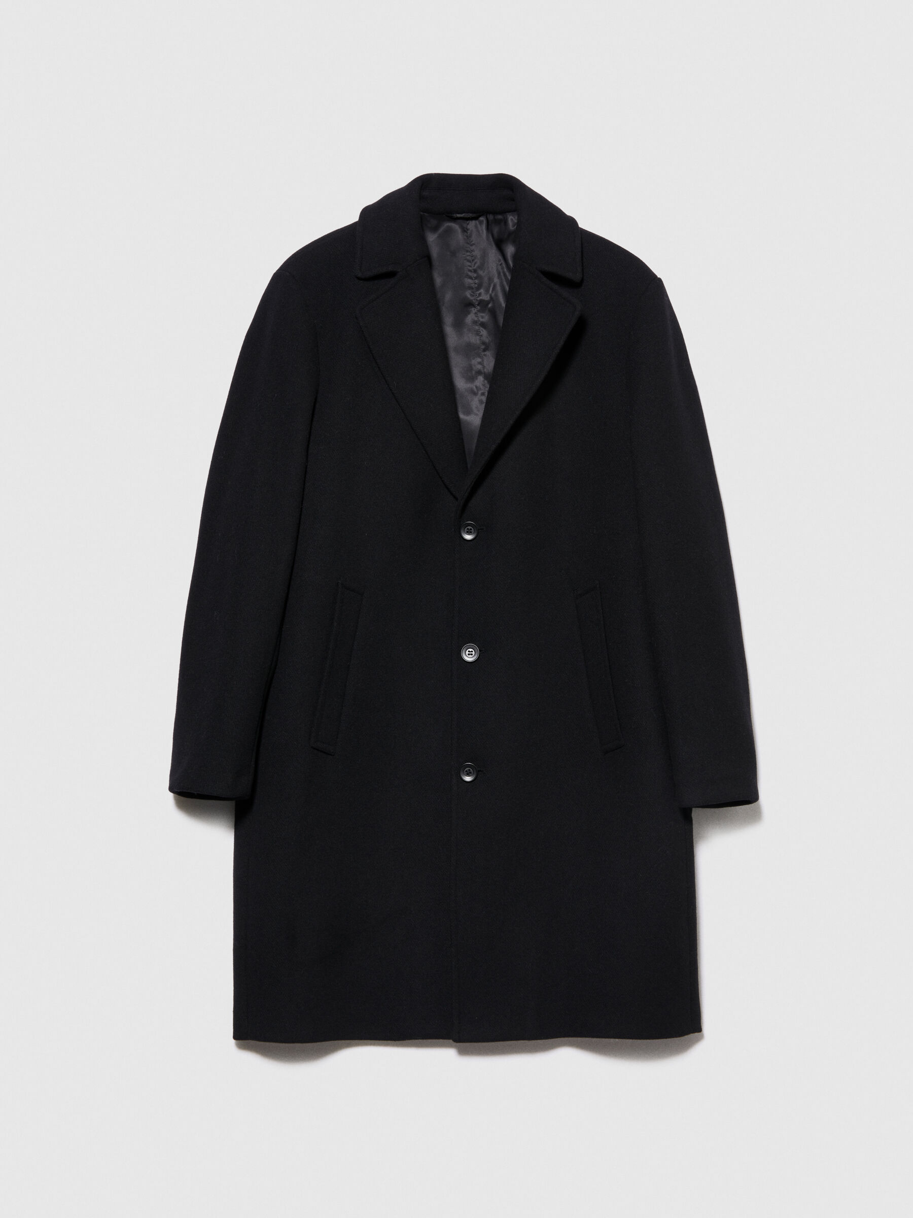 Regular fit coat