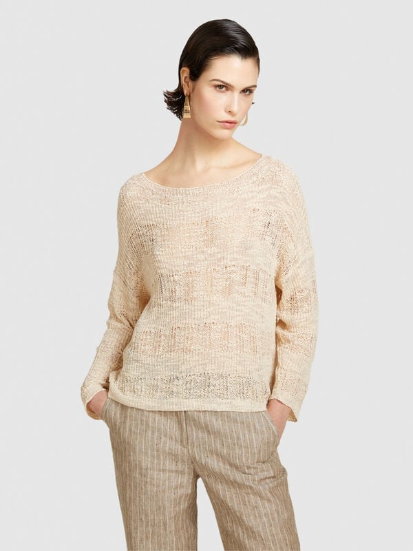 Boat neck sweater - women's boat neck sweaters | Sisley