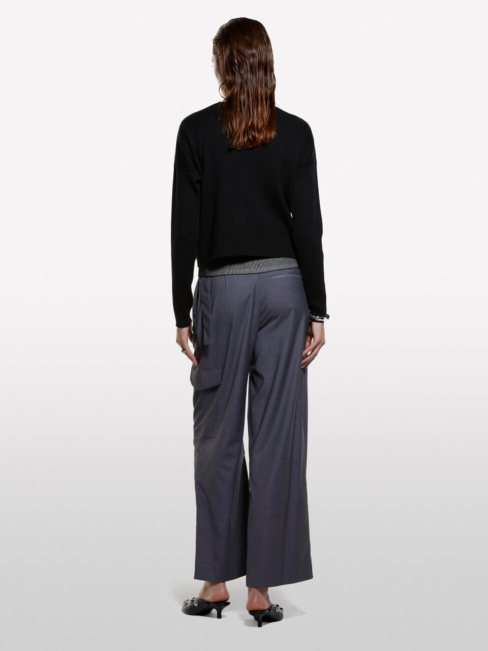 BOAT-NECK SWEAT.L/S Women image number null