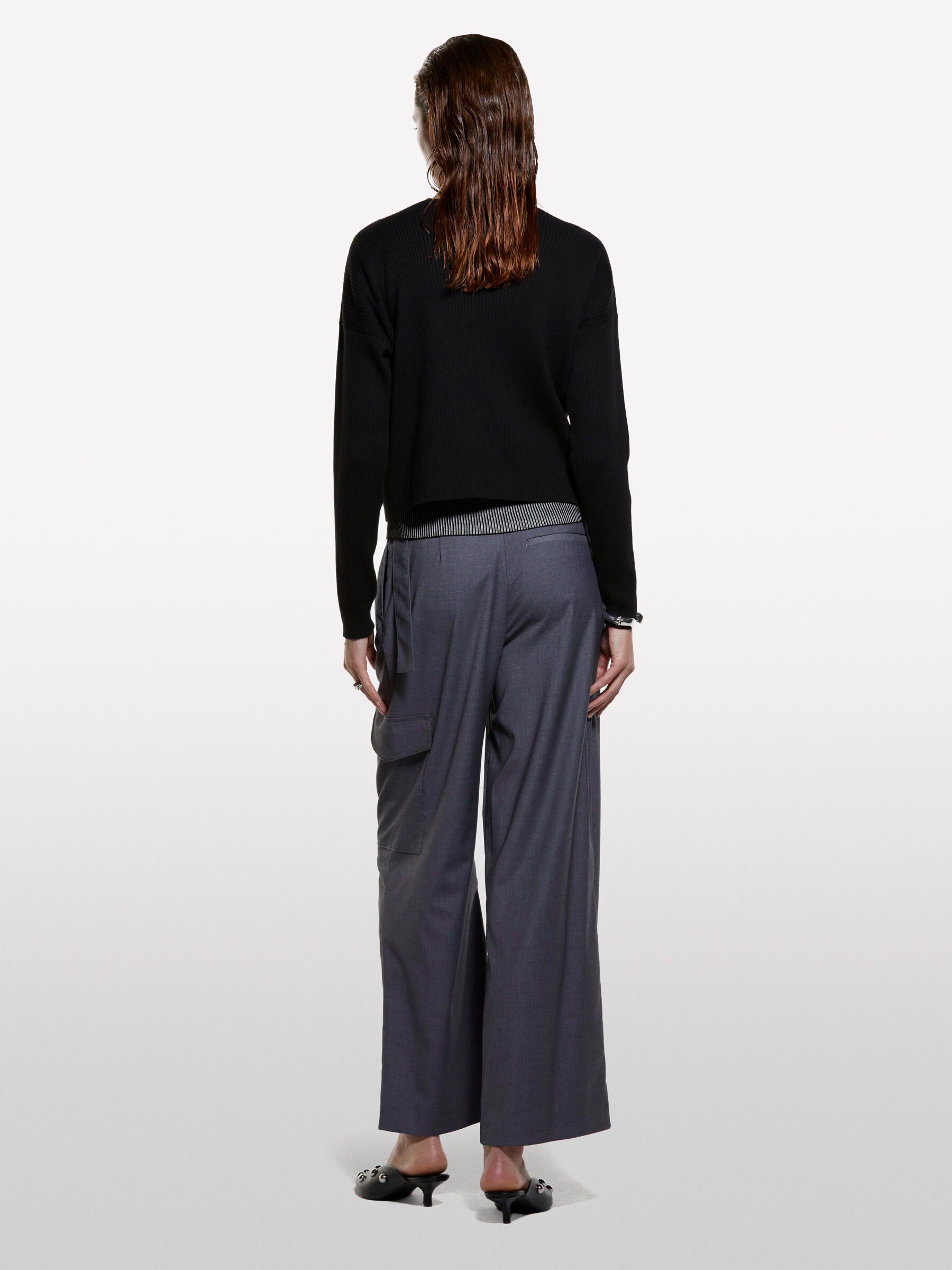 BOAT-NECK SWEAT.L/S Women image number null