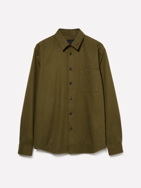 Shirt with pocket - men's regular fit shirts | Sisley
