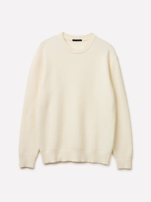 Knitted sweater - men's crew neck sweaters | Sisley