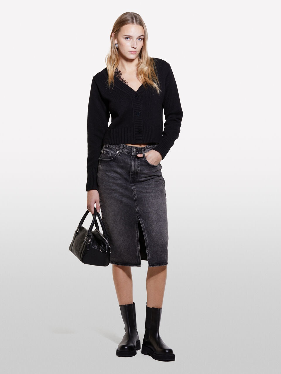 L/S CARDIGAN Women image number null