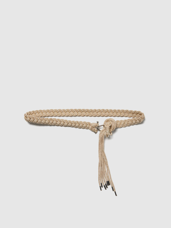 Woven belt with fringe - women's belts | Sisley