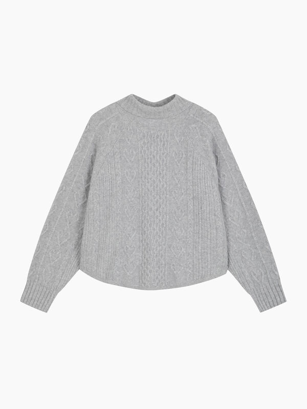 Knitted sweater - Boat neckline | Sisley K