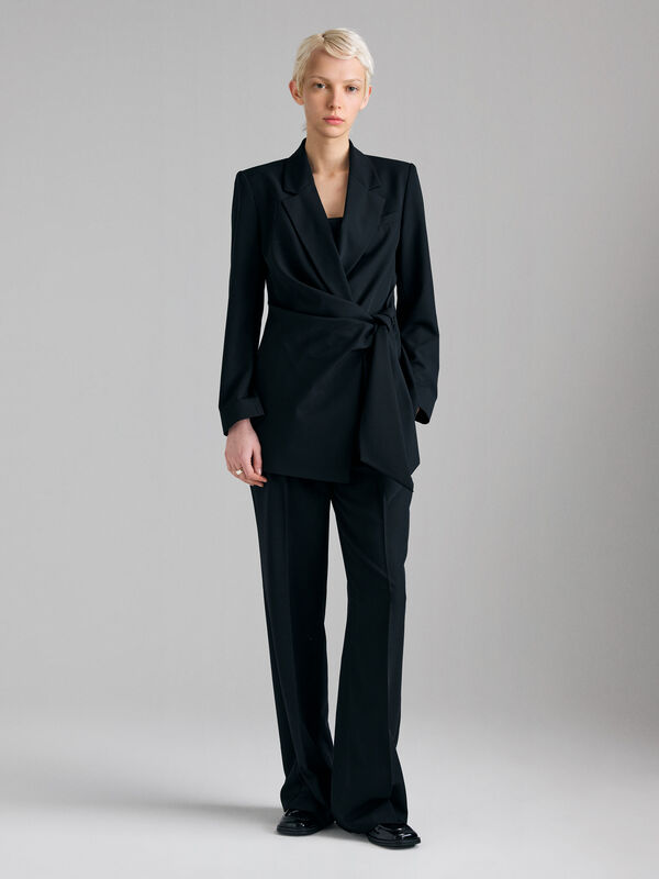 Knotted blazer - women's blazers | Sisley
