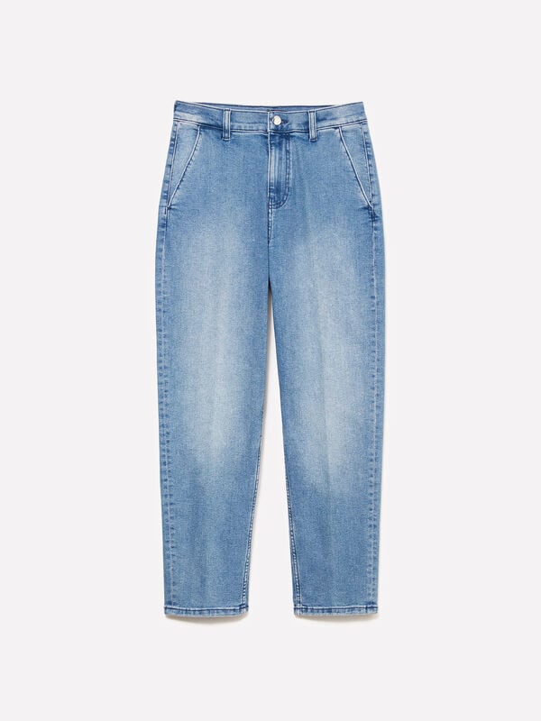 Blue Style 71 slim fit chino jeans - women's slim fit jeans | Sisley