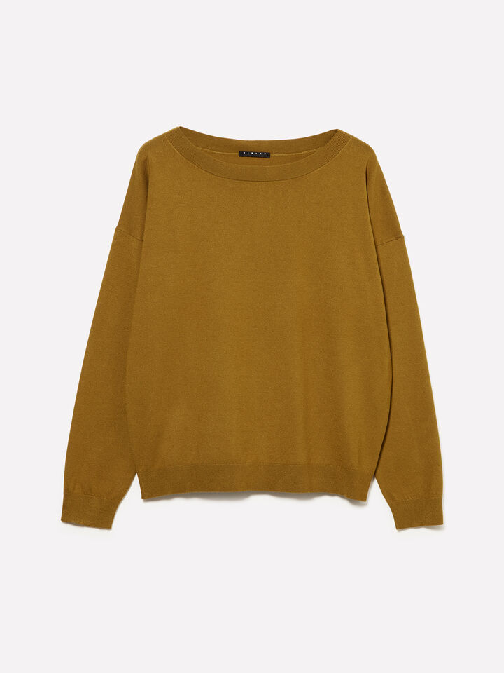 BOAT-NECK SWEAT.L/S Women