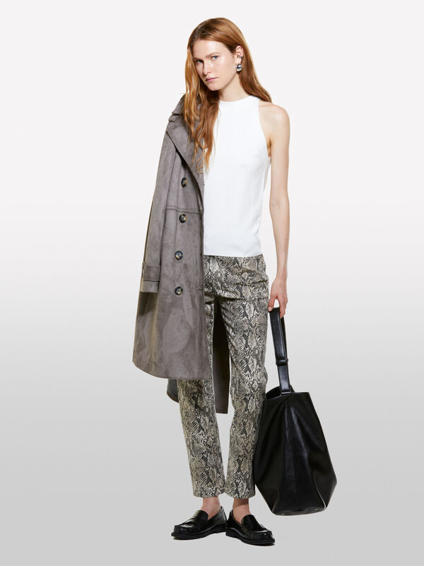 Cream white knit top - women's tops | Sisley