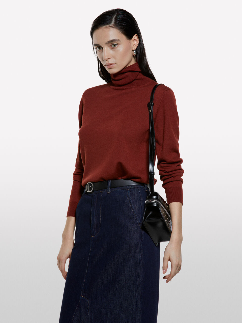 TURTLE NECK SWEATER Women image number null