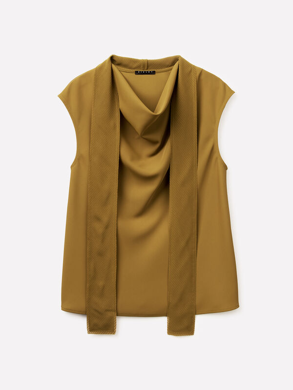 Top with scarf - women's blouses | Sisley