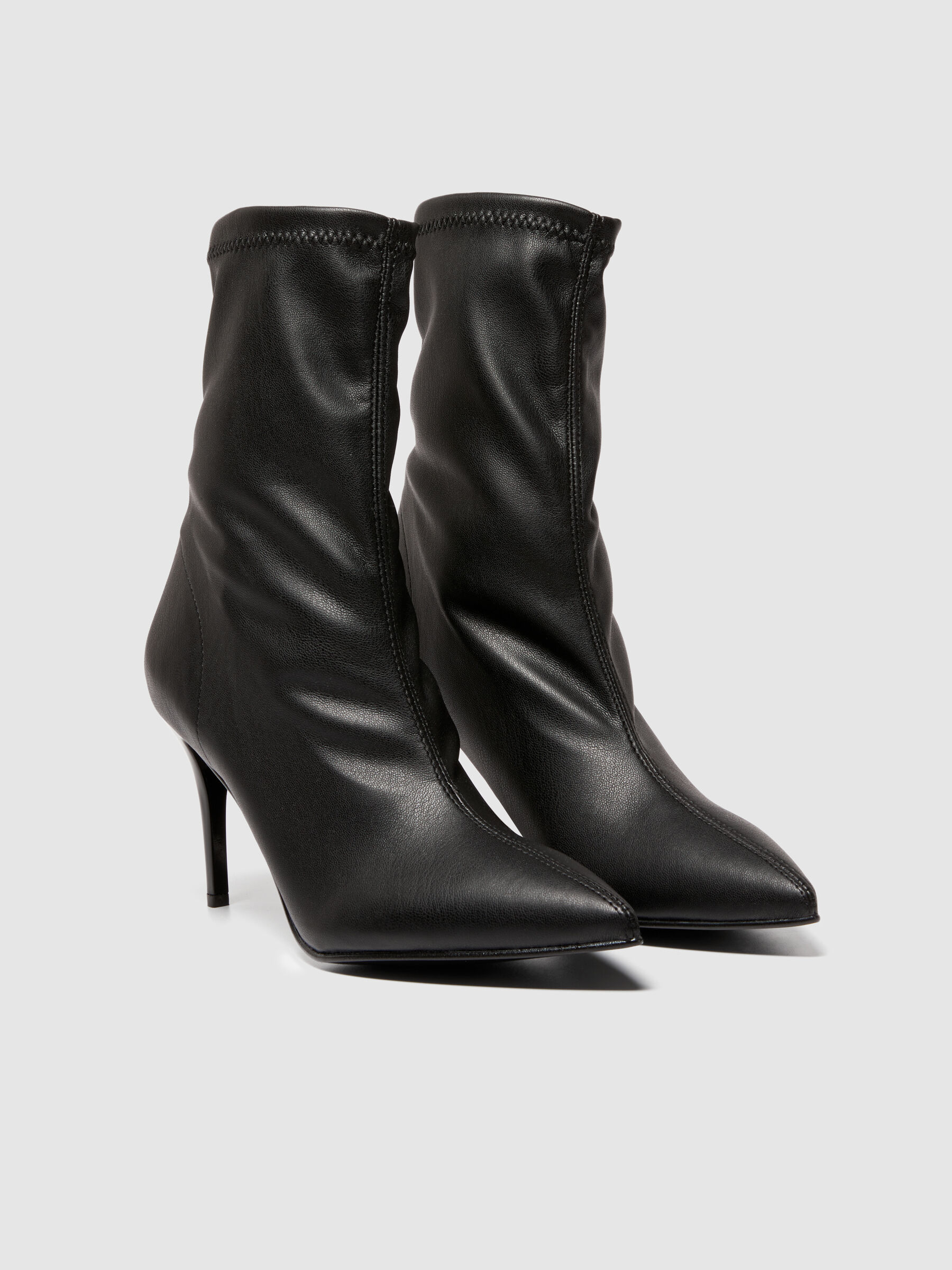 Stretch ankle boots black new arrivals