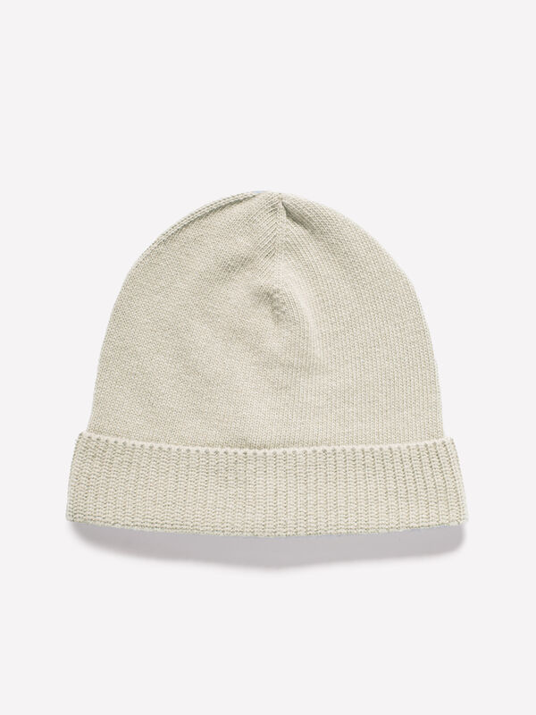 Beige knit hat - women's hats | Sisley