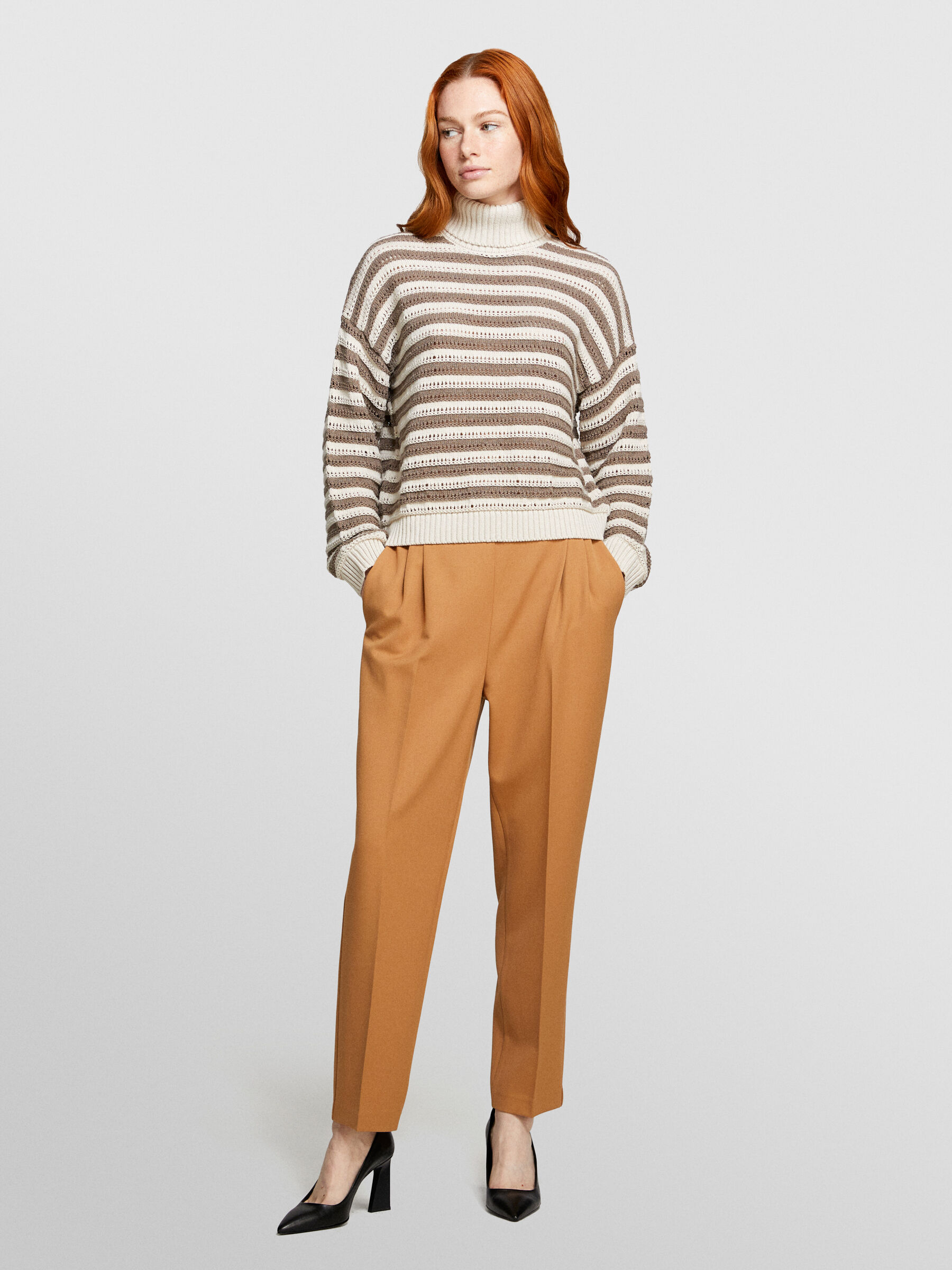 TURTLE NECK SWEATER Women image number null