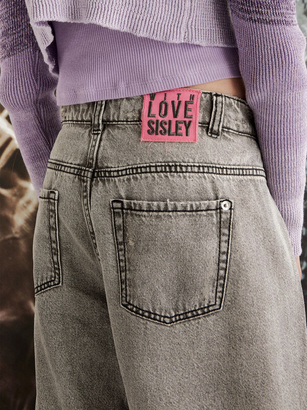 Slouchy jeans with tears Junior Girl
