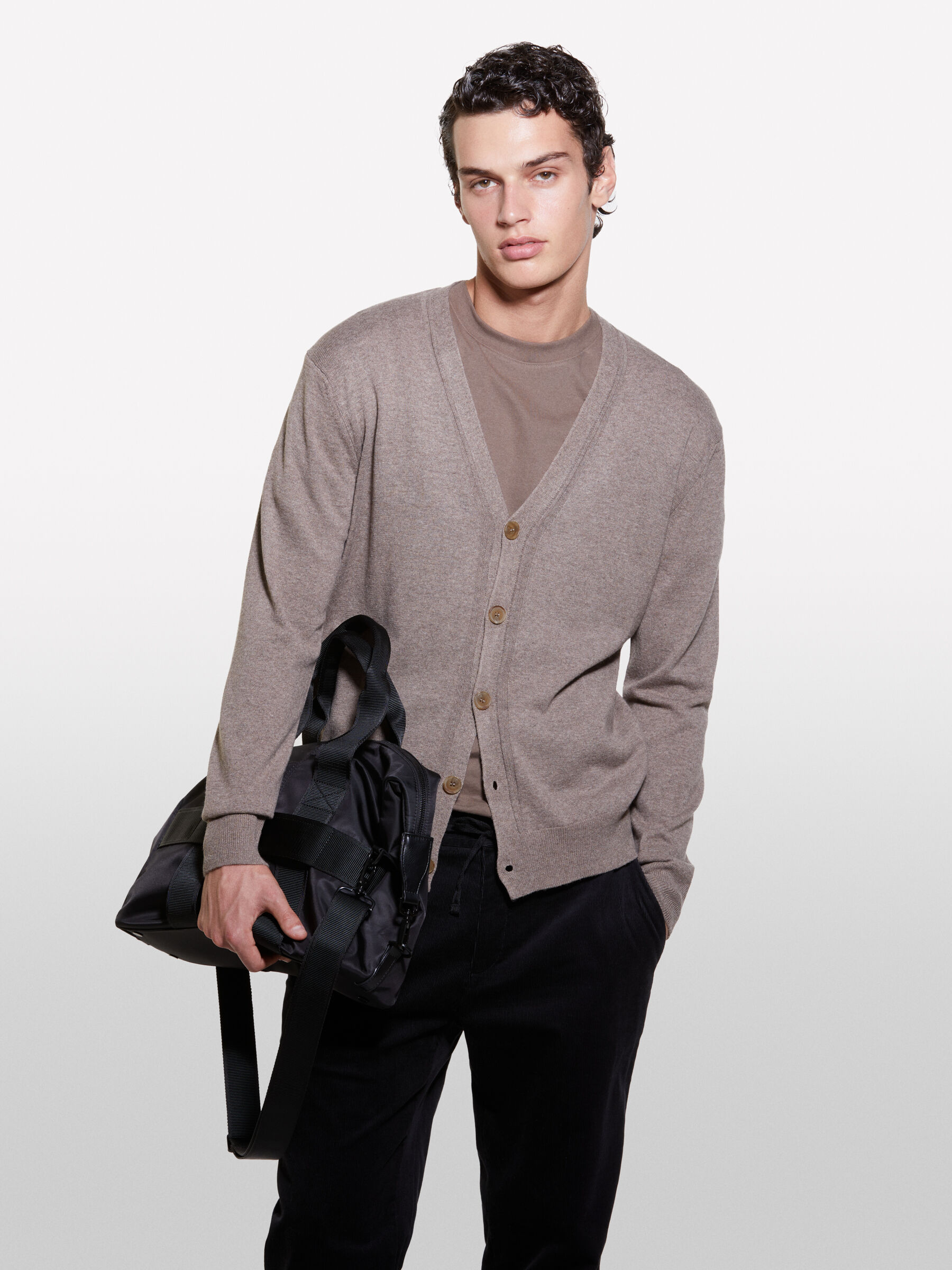 Cardigan uomo sisley clearance