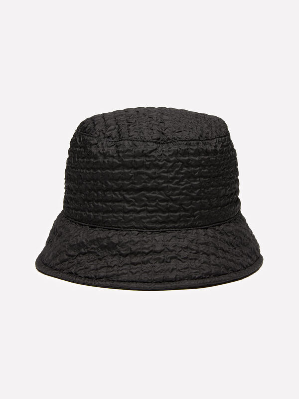 Black bucket hat - women's hats | Sisley
