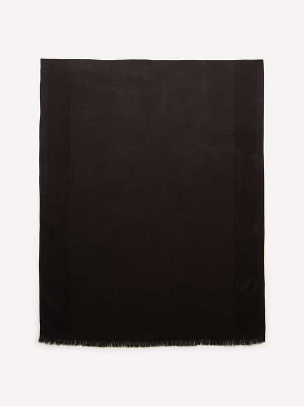 Black stole - women's scarves and foulards | Sisley