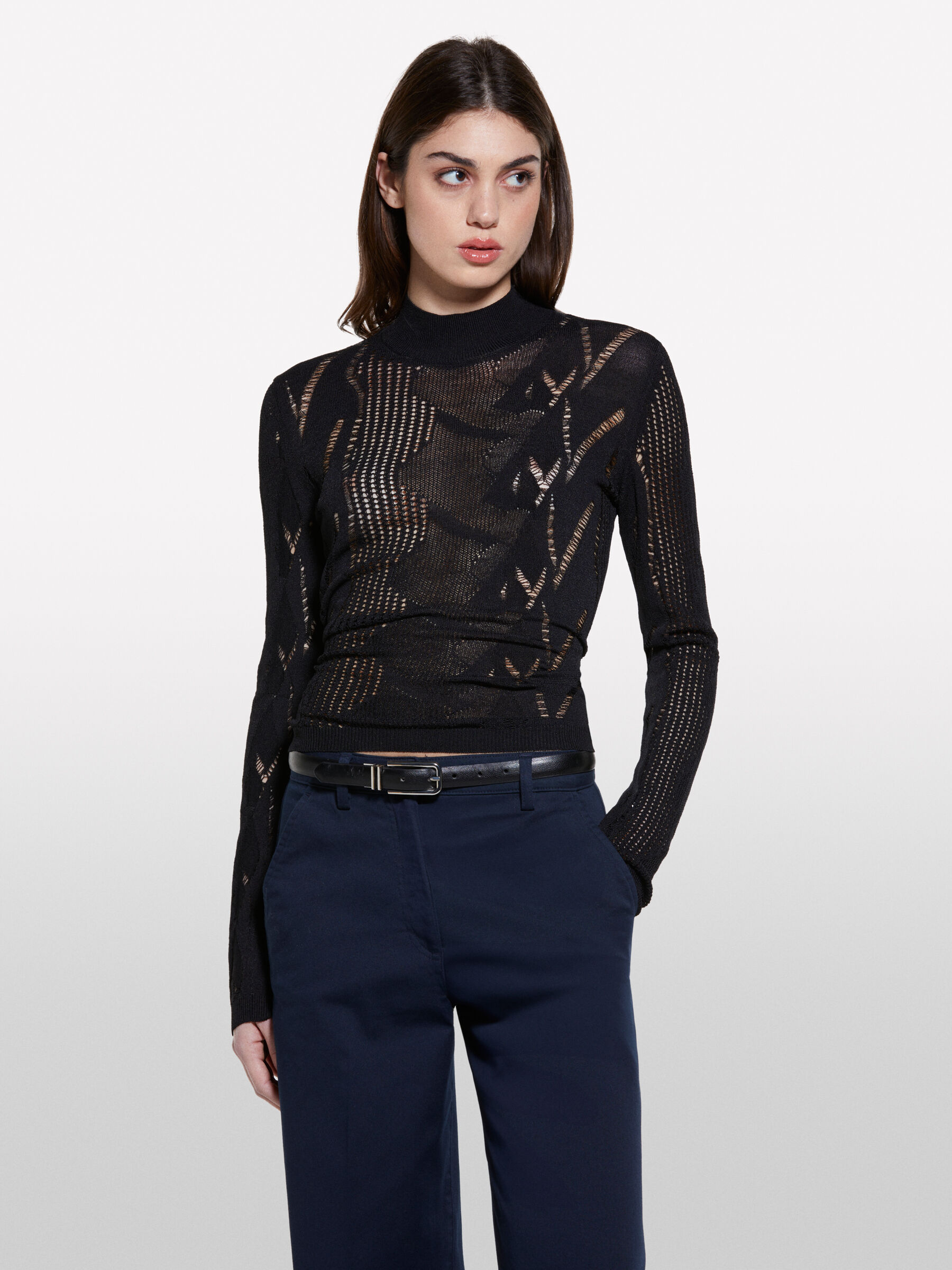 TURTLE NECK SWEATER Women image number null