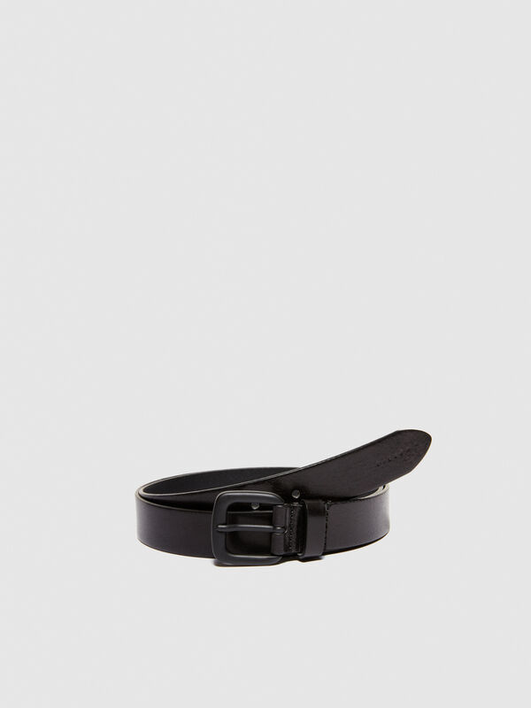 Leather belt - men's belts | Sisley