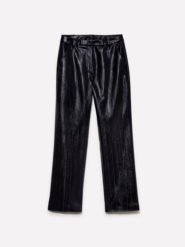 Straight fit trousers - women's regular fit trousers | Sisley