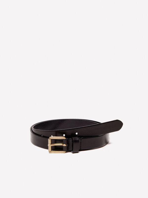 Elegant belt in 100% leather - men's belts | Sisley