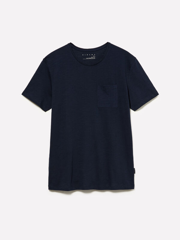 T-shirt with pocket - men's short sleeve t-shirts | Sisley