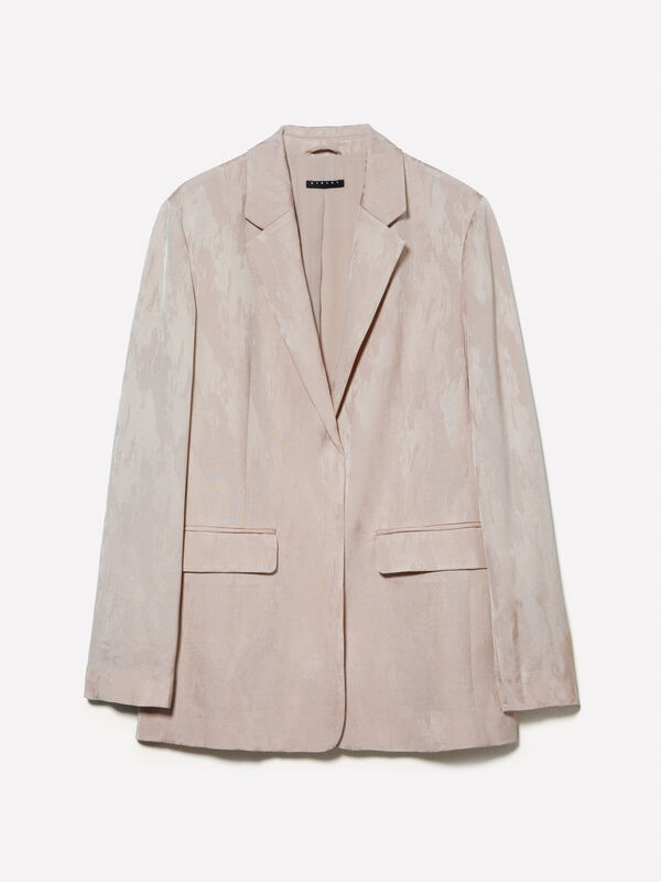 Light pink open blazer - women's blazers | Sisley