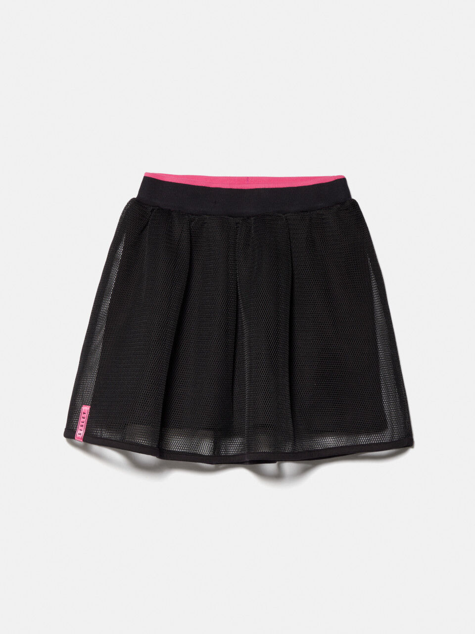 Mesh miniskirt