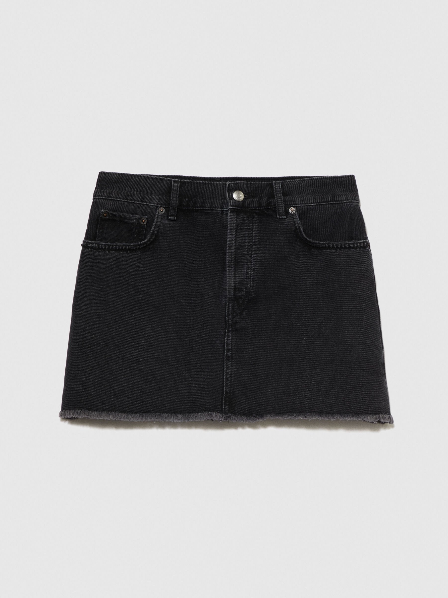 Black jean skirt youth online