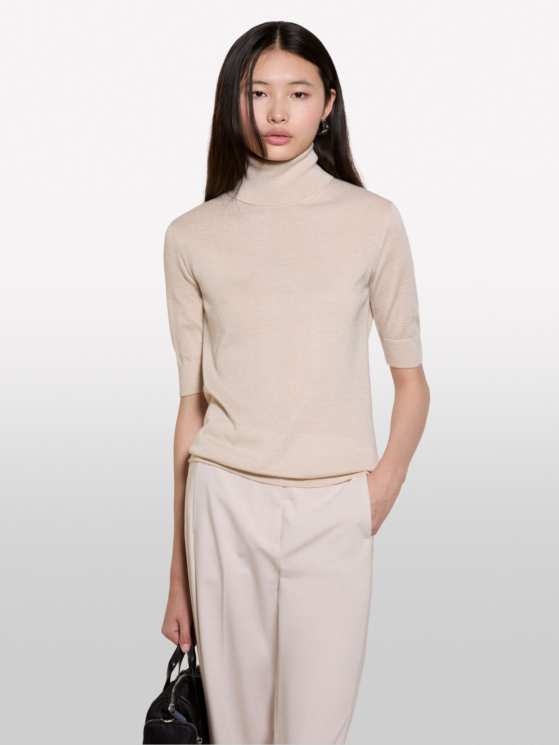 TURTLE NECK SWEATER Women image number null