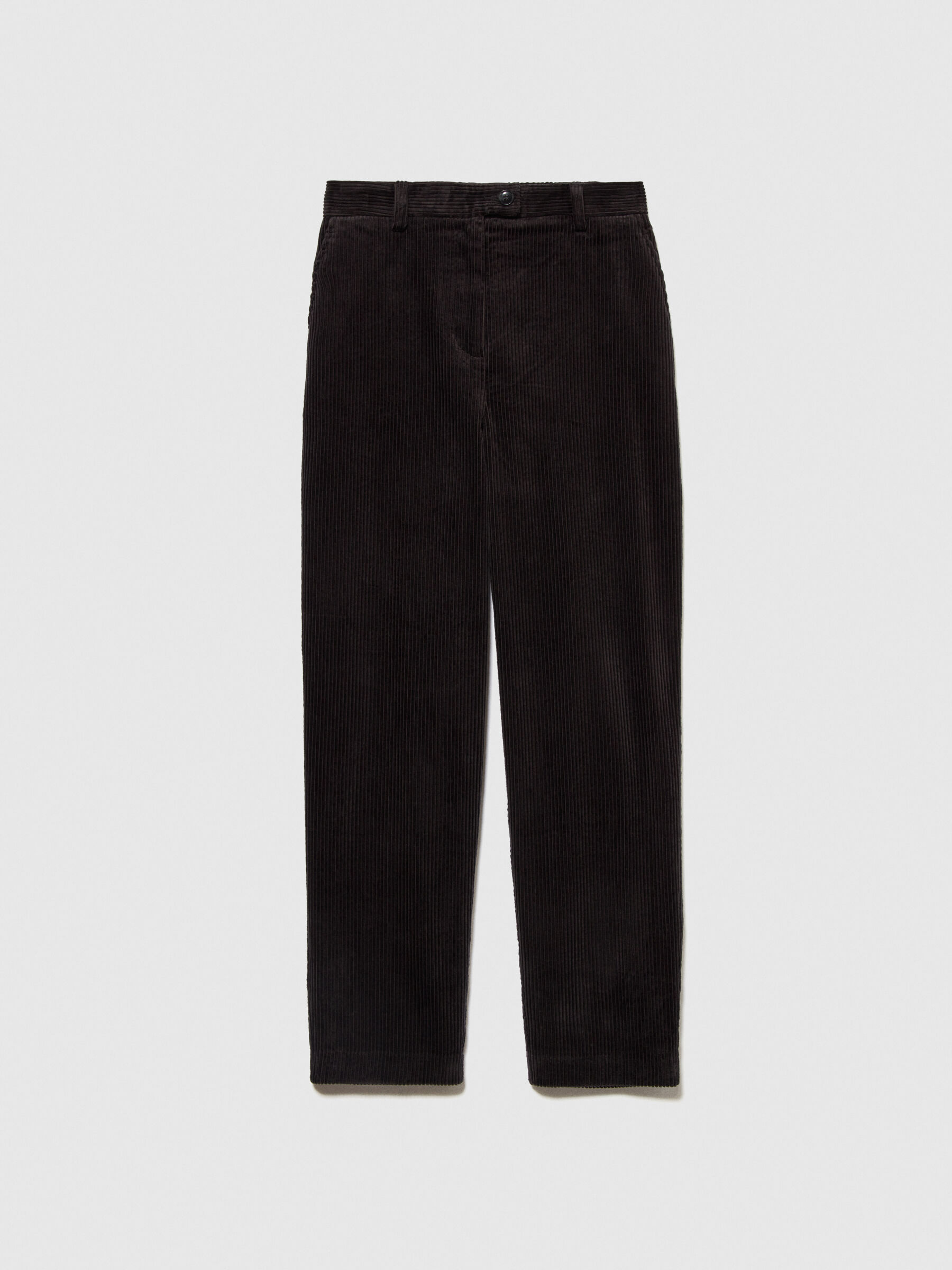 Black corduroy joggers online