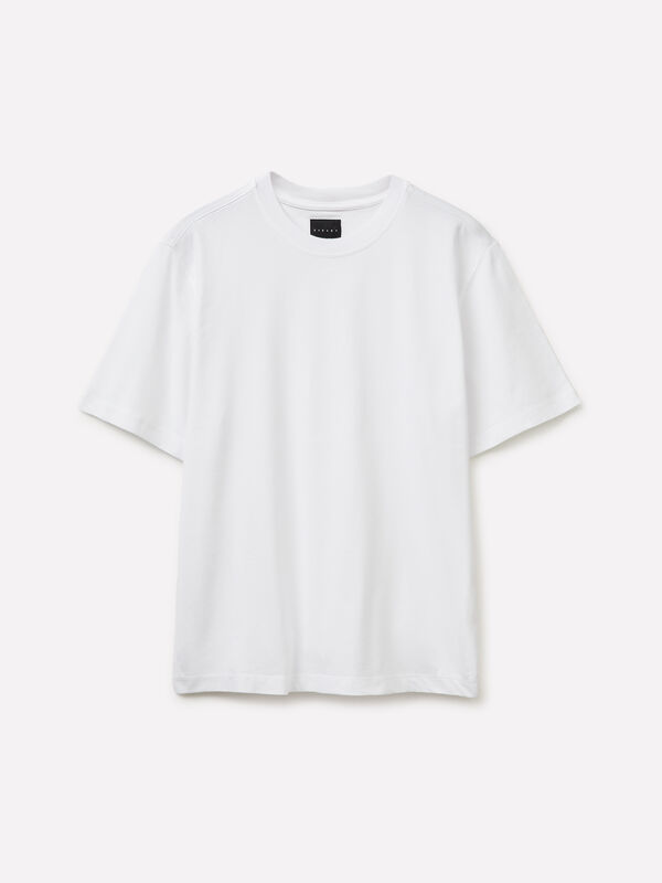 Regular fit crew neck T-shirt - men's short sleeve t-shirts | Sisley