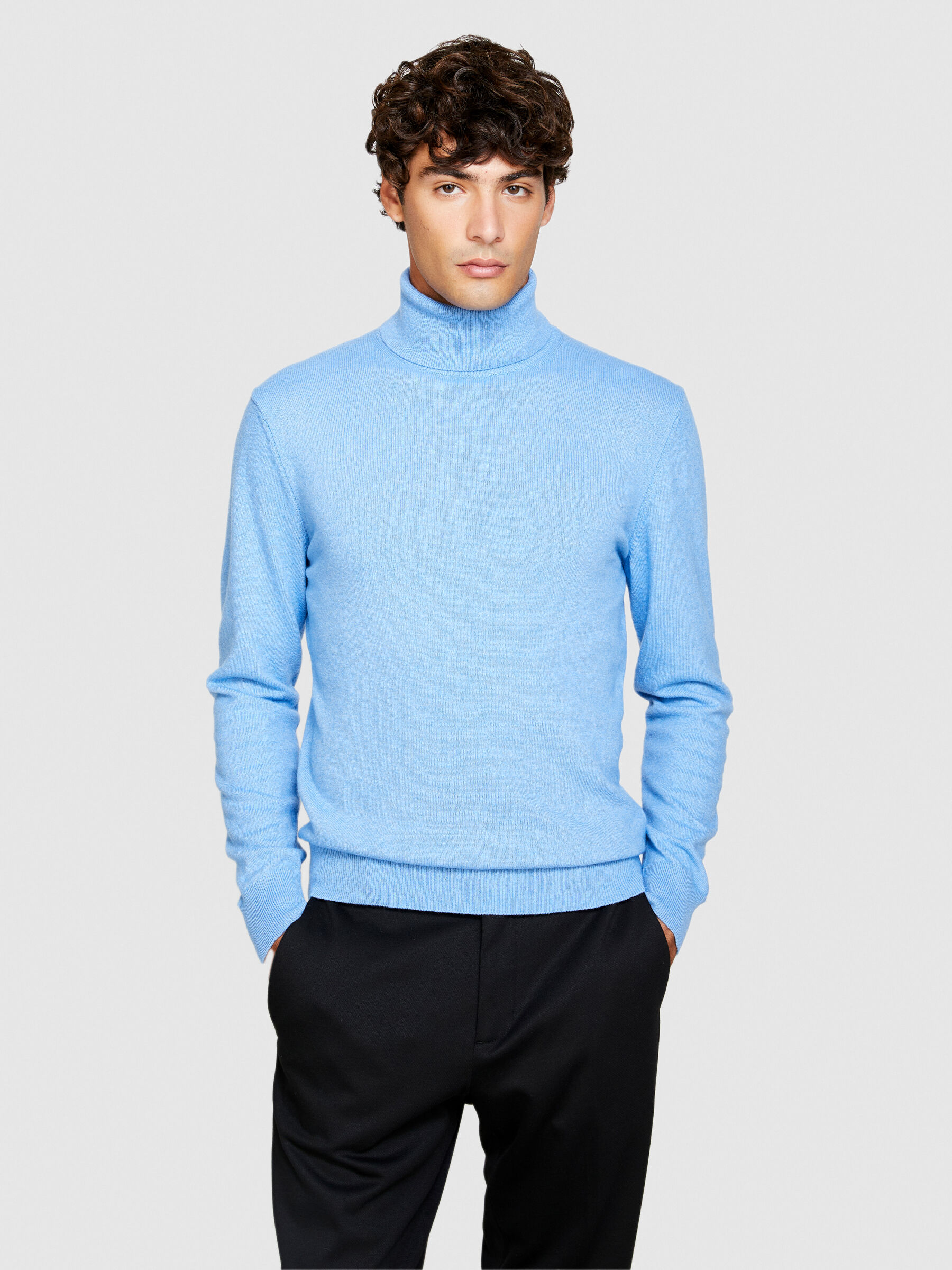 High neck sweater for best sale men