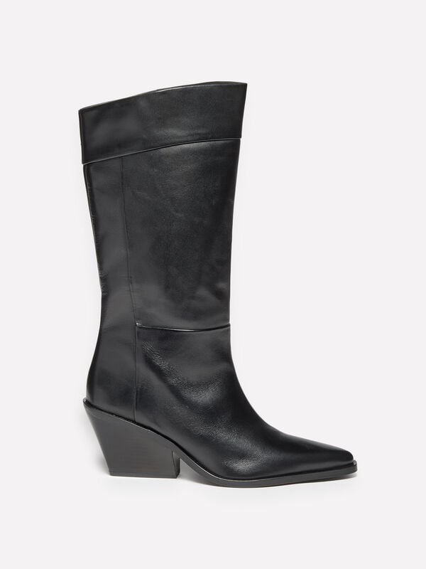 Texan 100% leather boots - women's boots and ankle boots | Sisley