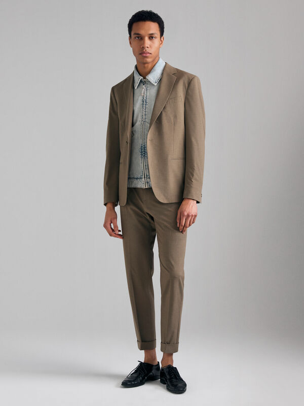 Single-breasted blazer - men's blazers | Sisley